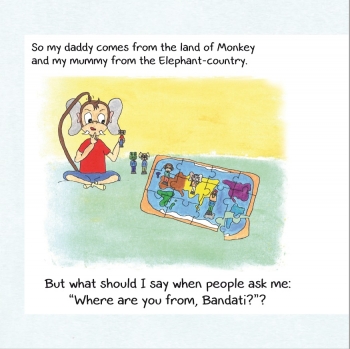 bandati,children book,mixed family,extract